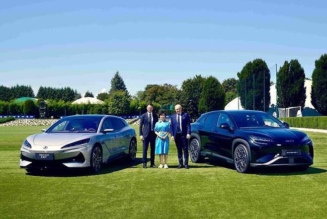 조르지오 리치 인터 밀란 CRO, 스텔라 리 BYD 부회장, 주세페 마로타 인터 밀란 회장 겸 CEO