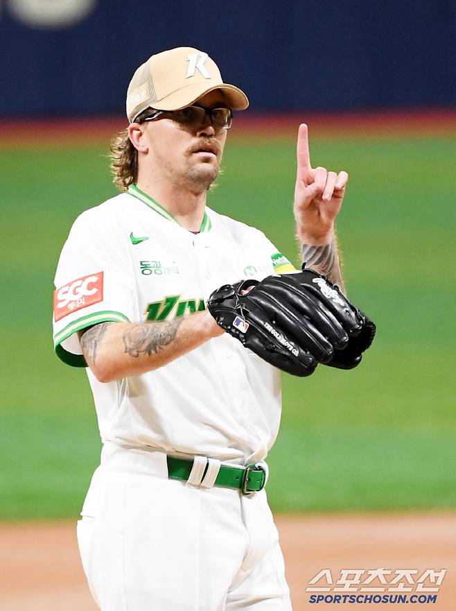 22일 서울 고척스카이돔에서 열린 키움 히어로즈와 롯데 자이언츠의 경기. 키움 웰스가 역투하고 있다. 고척=박재만 기자 pjm@sportschosun.com/2025.07.22/