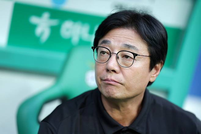 대전월드컵경기장/ K리그1/ 대전하나시티즌 vs 제주SKFC/ 대전 황선홍 감독/ 사진 정재훈