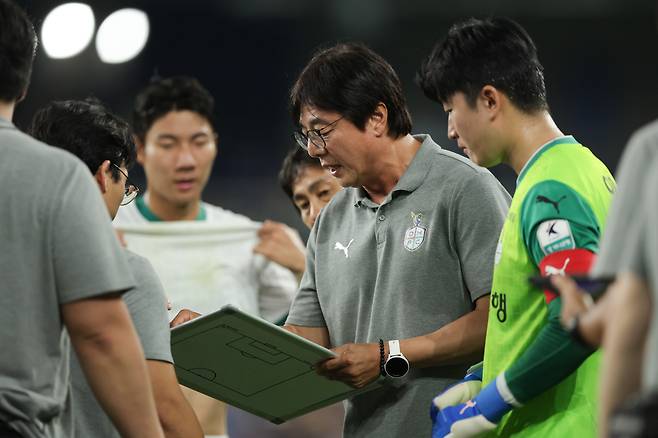 문수축구경기장/ K리그1/ 울산HDFC vs 대전하나시티즌/ 대전 황선홍 감독/ 사진 김정수