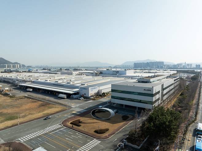 르노코리아 부산공장 전경