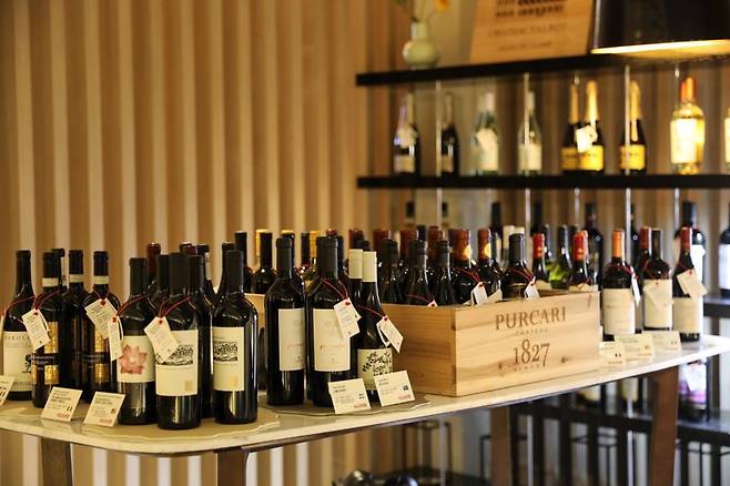 대구메리어트호텔 와인 장터. 대구메리어트호텔 제공