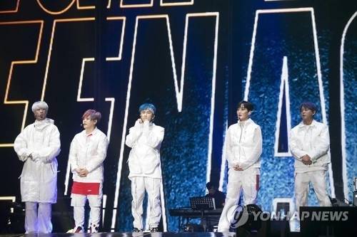 ▲ 2019년 09월 20일 서울시 구로구 고척돔에서 H.O.T. 공연 ‘2019 하이파이브 오브 틴에이저’(2019 High-five Of Teenagers)가 열린 모습. [솔트이노베이션 제공]