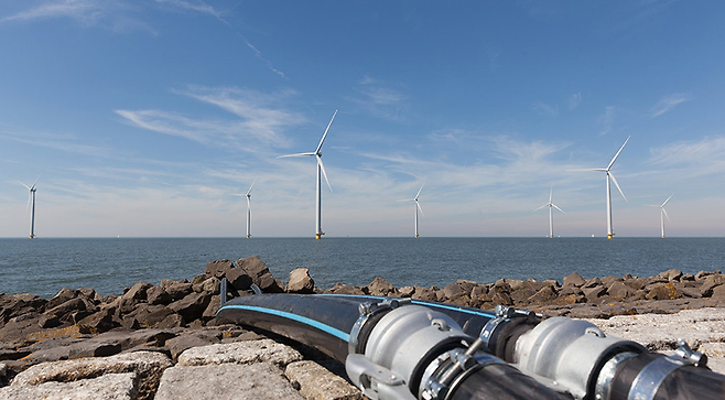 영국 풍력발전 단지. renewable uk 홈페이지 갈무리