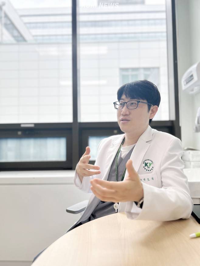 박요한 건양대병원 신장내과 교수는 지난 17일 쿠키뉴스와 가진 인터뷰에서 만성콩팥병 환자의 대성포진 백신 접종 필요성을 강조했다. 건양대병원 제공