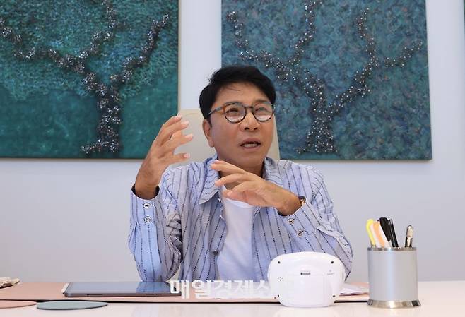 이수만 A2O엔터테인먼트 키 프로듀서 겸 비저너리 리더. [한주형기자]