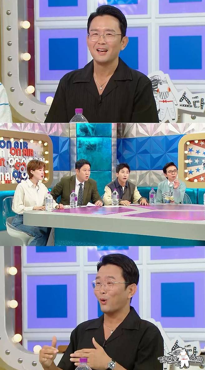 [서울=뉴시스] 23일 방송하는 MBC ‘라디오스타’에서는 '짠한 형님' 특집으로 임원희, 이기찬, 이상준, 윤형빈이 출연한다. (사진=MBC '라디오스타' 제공) 2025.07.23. photo@newsis.com *재판매 및 DB 금지
