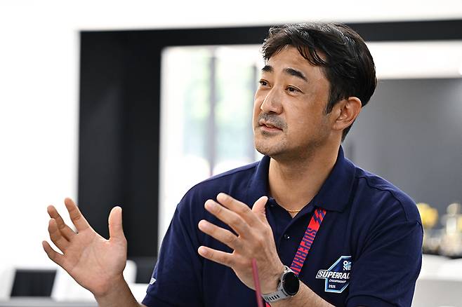 마석호 신임 슈퍼레이스 대표. 사진: 김학수 기자