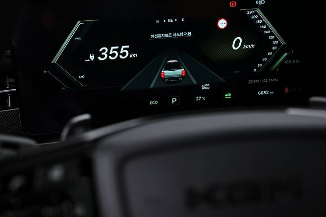 KG모빌리티 무쏘 EV. 사진: 김학수 기자