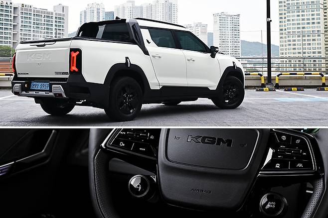 KG모빌리티 무쏘 EV. 사진: 김학수 기자