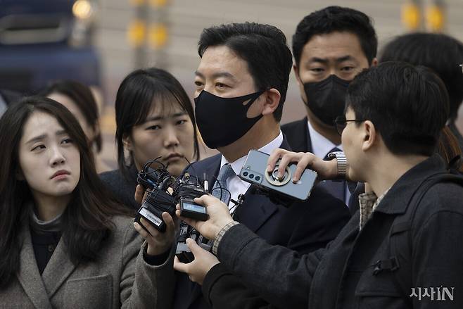 3월21일 김성훈 전 대통령경호처 차장이 구속영장 실질심사에 참석하고 있다. ⓒ시사IN 이명익