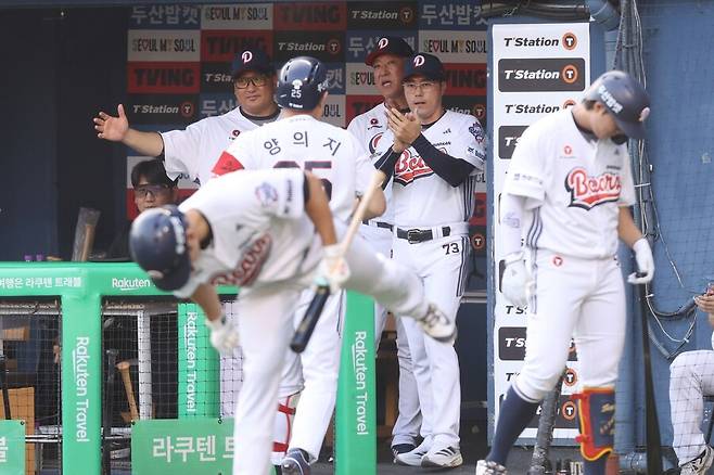 ▲ 두산 조성환 감독 대행 ⓒ 두산 베어스