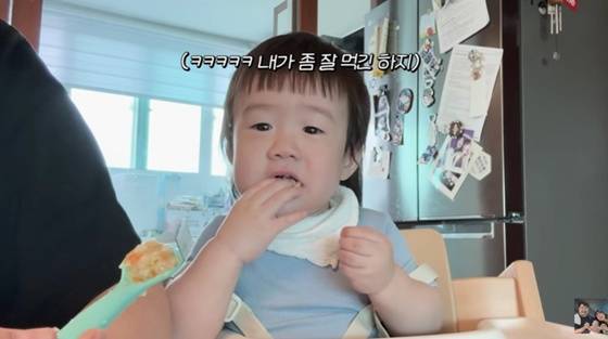 강재준, 이은형 아들/사진=유튜브 기유TV