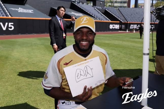 전 한화 외국인 타자 에스테반 플로리얼. /사진=한화 이글스 제공