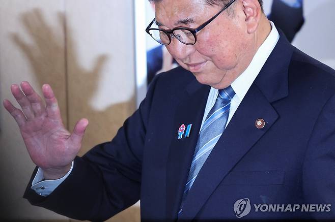 이시바 시게루 일본 총리 [로이터 연합뉴스 자료사진. 재판매 및 DB 금지]
