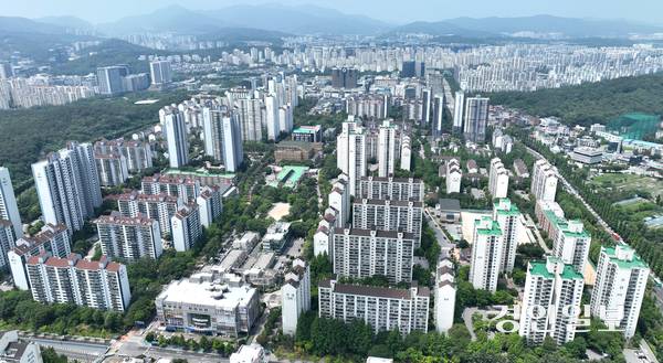 본격적인 재건축을 앞두고 있는 분당신도시 전경. /경인일보DB