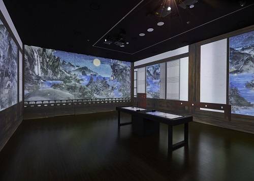 글씨의 정원 공간 모습/사진=국립전주박물관 제공