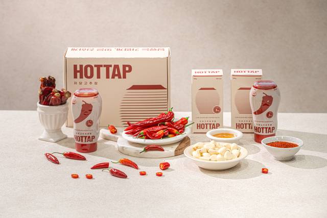 마늘로 만든 저당 고추장 핫팩. [소진공]