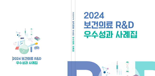 2024 보건의료 R&D 우수성과 사례집 표지(자료=한국보건산업진흥원)