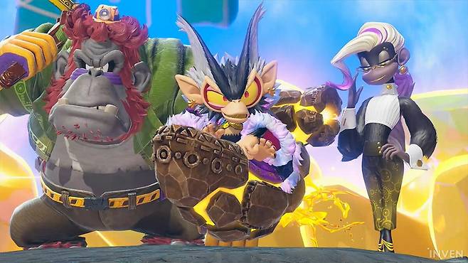 ▲ 보이드 컴퍼니는 게임의 중후반까지 빌런으로 DK와 폴린과 대적하고