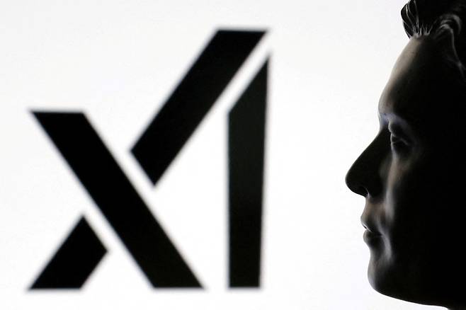 일론 머스크와 xAI 로고 이미지. 로이터 연합뉴스