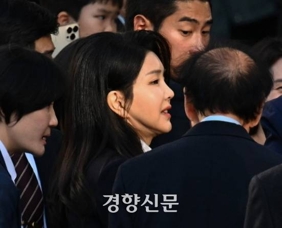 김건희 여사. 정효진 기자