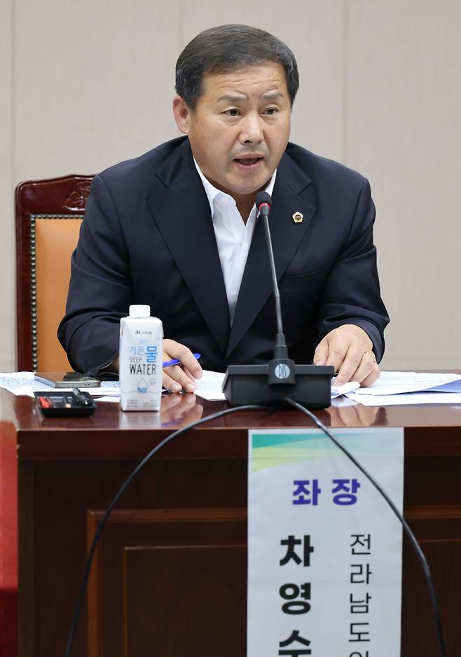 차영수 의원이 대표 발의한 ‘전라남도 안심배송사업자 지원 조례안’은 표준계약서 작성, 보험 가입, 기본 안전교육 이수 등 일정 기준을 충족한 사업자를 ‘우수사업자’로 지정하고, 교육비·홍보물 제작 등 행정적 지원을 제공하는 내용을 담았다. /전남도의회