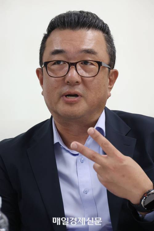 박진석 오로스테크놀로지 전무.  [사진=이승환 기자]