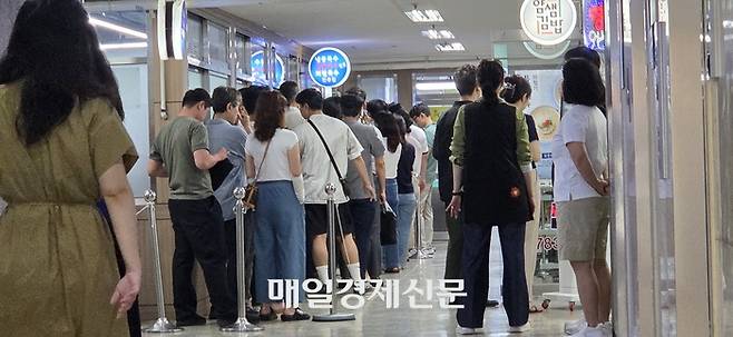 24일 오전 점심께 방문한 서울 여의도 식당가. [권민선 인턴기자]