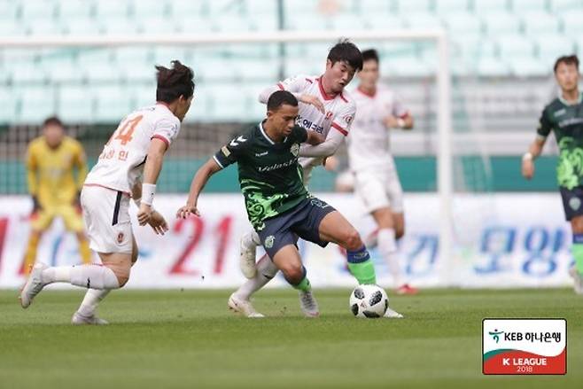 전북 현대 시절 티아고. 사진=한국프로축구연맹