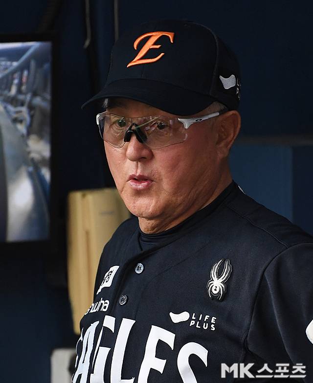 한화를 이끄는 김경문 감독. 사진(잠실 서울)=천정환 기자