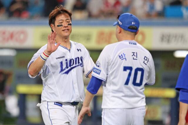 삼성 라이온즈 강민호./삼성 라이온즈