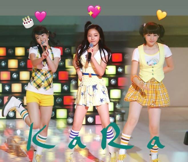 ▲ 한승연, 구하라, 강지영(왼쪽부터). 출처| 강지영 SNS