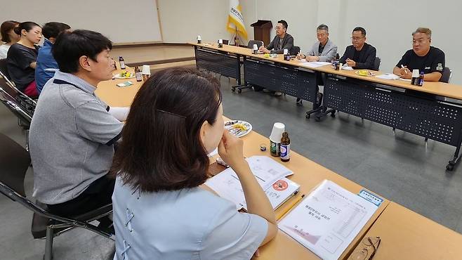 ▲ 25일 양주시와 강원도 영월군이 문화도시 간 상생 모델구축을 위해 다양한 의견을 나누고 있다.
