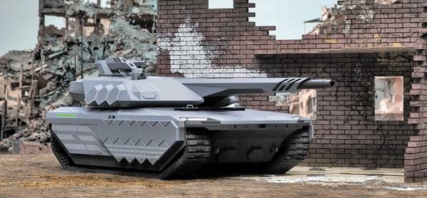 현대로템이 개발 중인 차세대 전차 'K3' 콘셉트. /현대로템 제공