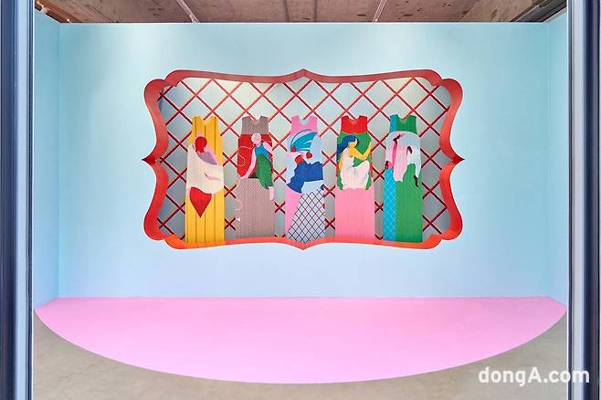 플리츠플리즈 이세이미야케 ‘브랜드 뉴 데이’ 팝업 스토어 전경. 삼성물산 제공