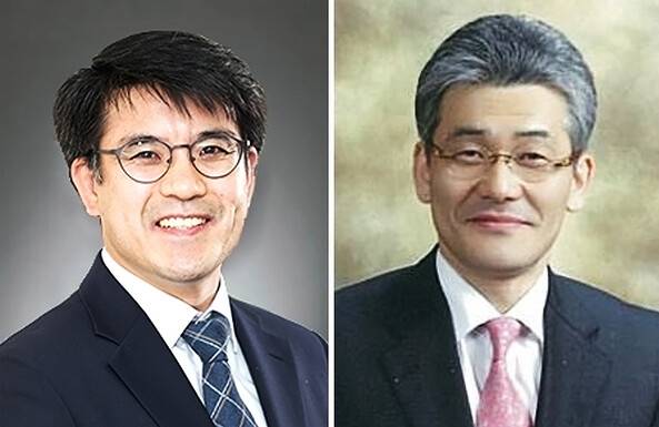 22일 국민의힘이 인권위 상임위원과 비상임위원 후보로 각각 추천했다 철회한 지영준·박형명 변호사. 저스티스 및 김장리 누리집 갈무리