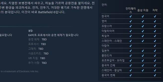 ▲ 시리즈 최초로 한국어 더빙이 지원된다