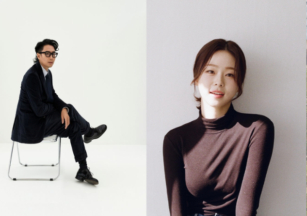 ▲ 가수 겸 작곡가 정재형(왼쪽)과 아나운서 정재희 [KIA 타이거즈]