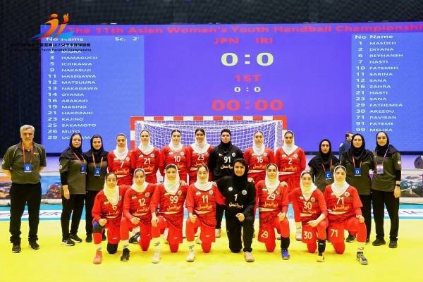 사진 제11회 아시아 여자청소년 핸드볼 선수권대회(U17) 5위를 차지한 이란, 사진 제공=아시아핸드볼연맹