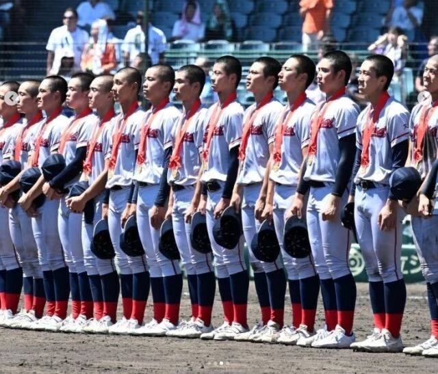 지난 해 고시엔 우승을 만들어낸 교토 국제고 야구부./소셜미디어