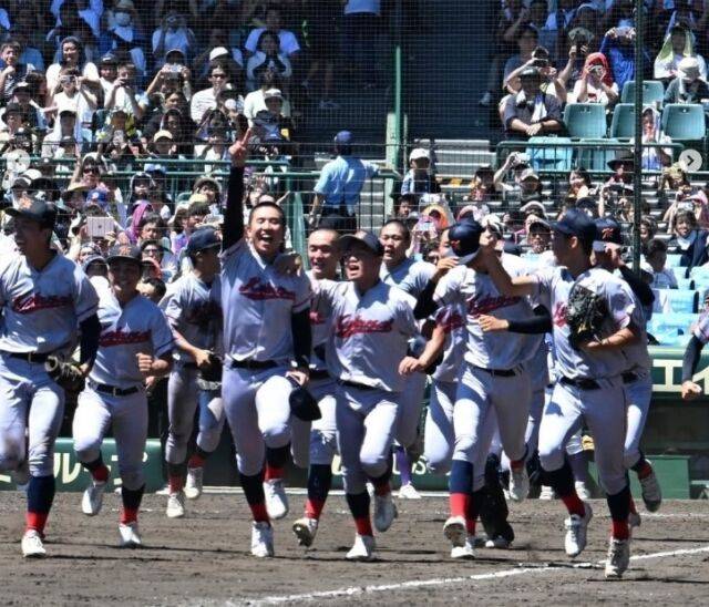 지난 해 고시엔 우승을 만들어낸 교토 국제고 야구부./소셜미디어