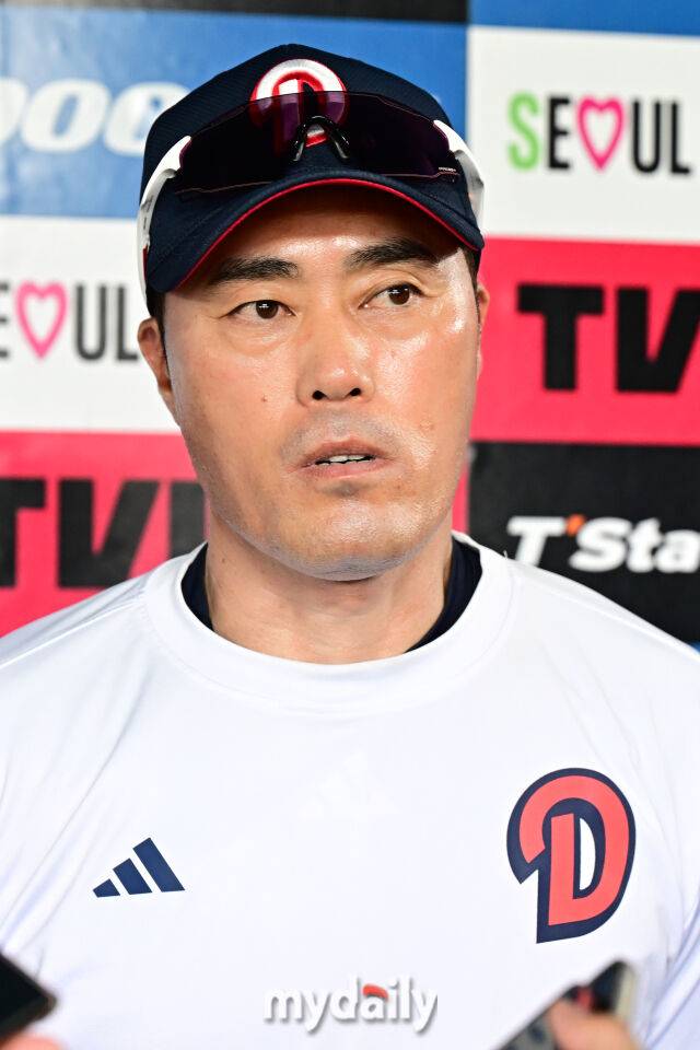 두산 베어스 조성환 감독 대행./마이데일리