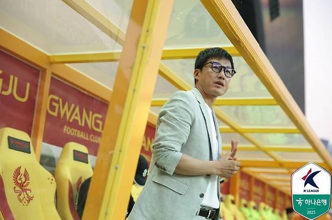 (Seoul = Newsis) Professional Football K -League 1 Gwangju FC Director Lee Jung -hyo. (Photo = provided by the Korea Professional Football Federation) *Resale and DB prohibited
