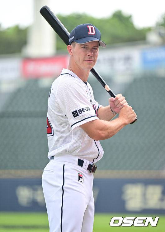 [OSEN=조은정 기자] 두산 시절 제러드 영. 2024.08.02 /cej@osen.co.kr