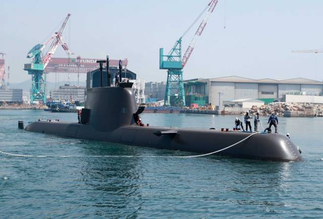 HD현대중공업의 214급 잠수함 ‘윤봉길함’. 사진 제공=HD현대중공업