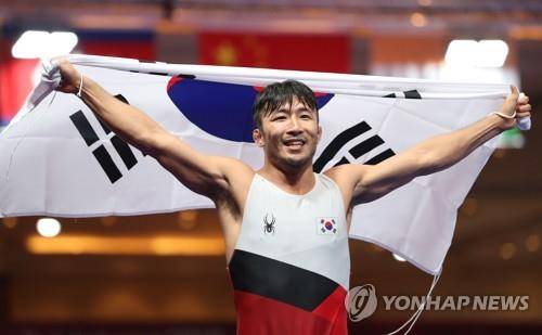 한국 남자 레슬링 영웅 류한수 [연합뉴스 자료 사진]