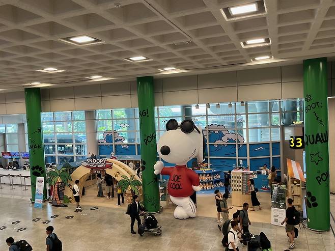 스누피 베케이션 인 제주 판업 스토어  [한국공항공사 제주공항 제공. 재판매 및 DB 금지]