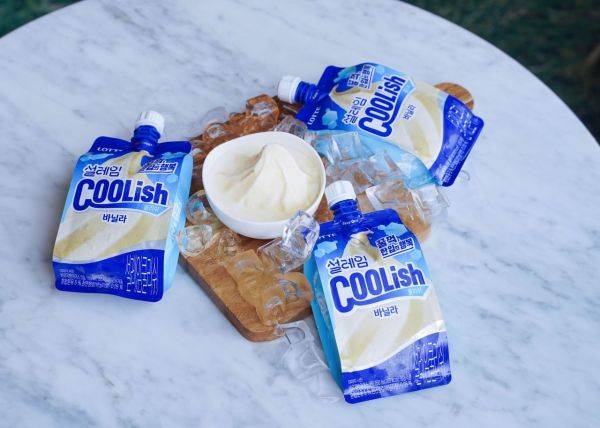 설레임 쿨리쉬 바닐라 연출컷. 롯데웰푸드