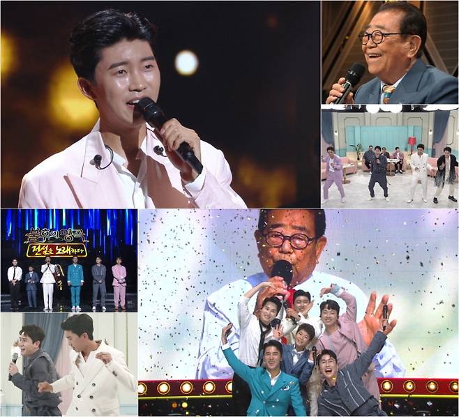 ‘불후’ 임영웅X영탁X정동원X장민호X김희재 소환 (사진: KBS)